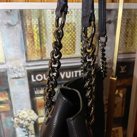 Coach Edie 31 Shoulder Bag in Dar Blue - Picture 4 of 11